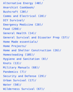 Draft: Collection of DIY and Survival PDFs