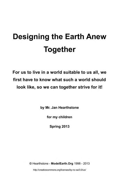 Designing Earth Anew Together