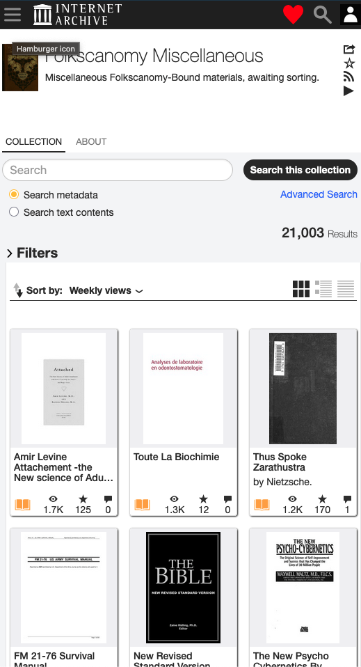 Folkscanomy Miscellaneous